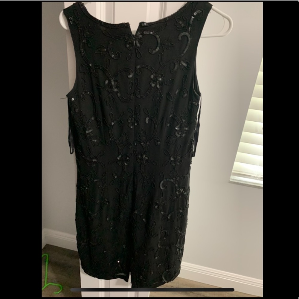 Beaded black dress